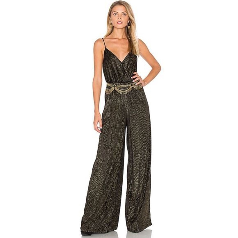 Show Me Your MuMu - Golden Glam Jagger Jumpsuit